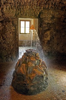 Hellbrunn Palace, pleasure palace, trick fountains, Salzburg, Austria, grotto