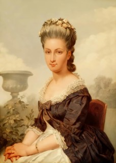 Portrait of Sarah Van Brugh Jay, 1757 - 1802, daughter of William Livingston, wife of John Jay, the