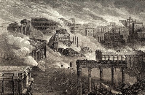 The Great Fire of Rome, 64 AD