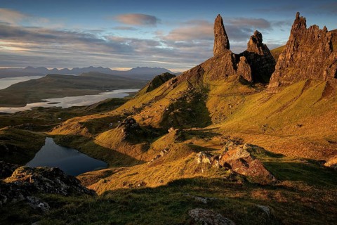Scotland, Great Britain, Europe, Isle of Skye, Old Man of Storr