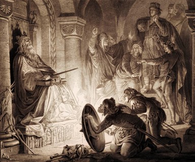 Otto III, 980 – 1002, Holy Roman Emperor from 996 to 1002 in the crypt of Charlemagne