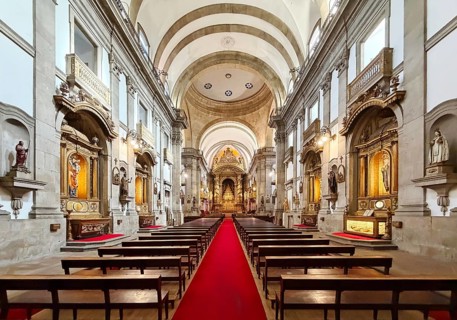 Igreja da Santíssima Trindade, Church of the Holy Trinity, its architect Carlos Amarante is also