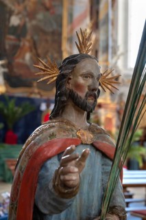 Palmesel, detail, in the Basilica of St Alexander and St Theodor, Sebastian-Kneipp-Straße 1,