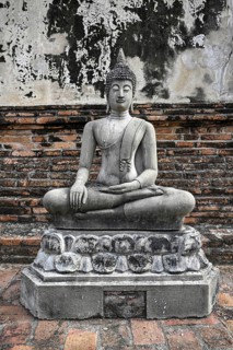 Buddha statue in Wat Yai Chai Mongkhon, Buddhist temple, Ayutthaya, Ayutthaya province, Thailand