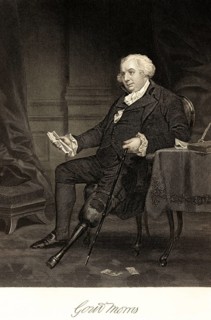 Gouveneur Morris (1752-1816) politician and diplomat, member of the Continental Congress, portrait