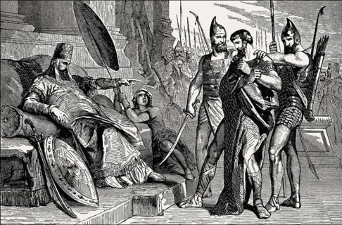 Zedekiah, the last king of Judah before Nebuchadnezzar II, king of Babylon, 597 BC