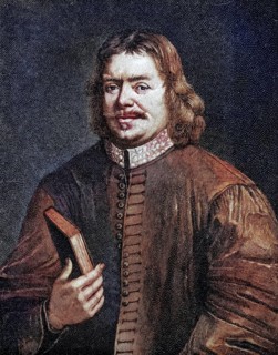 John Bunyan 1628-1688, author of The Pilgrim's Progress . From the portrait by Sadler, Historic,