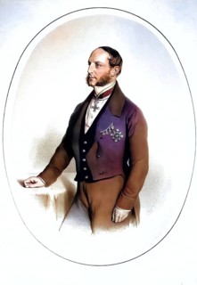 Elio Freiherr von Morpurgo, 1805-1876, banker, industrialist, president of the Chamber of Commerce