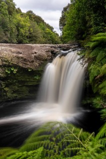 Plaza los Manios waterfall, Parque Tepuhueico, Chiloe, Chile