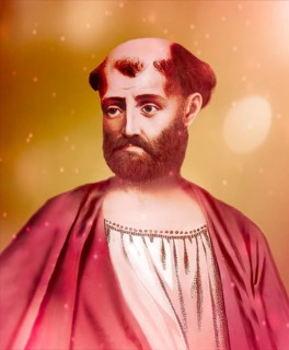 Pope Alexander I, Alessandro I, Bishop of Rome from c. 107 to his death c. 115, digitally edited