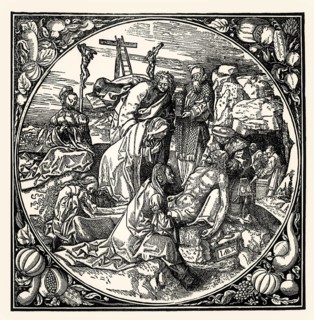 Entombment of Christ, 1514, Jacob Cornelisz van Oostsanen, facsimile of the 19th century