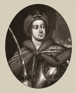 Portrait of Peter the Great, Peter I or Pyotr Alexeyevich Romanov, 1672-1725, Emperor of the