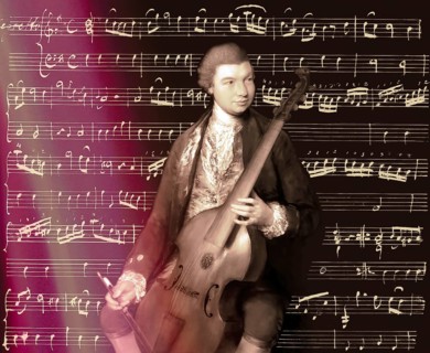 Carl Friedrich Abel, 1723? – 1787, German composer, digitally edited according to a painting by