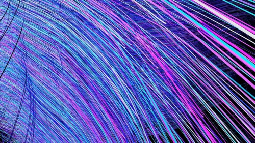 Swirling lines in varied colors create a stimulating abstract background reflecting modern