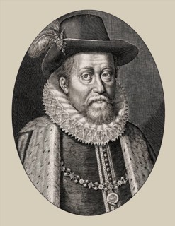 James VI and I, James Charles Stuart, 1566 – 1625, King of England, Scotland and Ireland, digitally