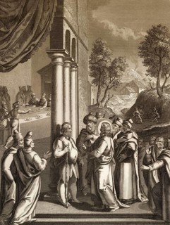 The Healing of a paralytic at Bethesda at the Lions' Gate, Jerusalem, New Testament, steel