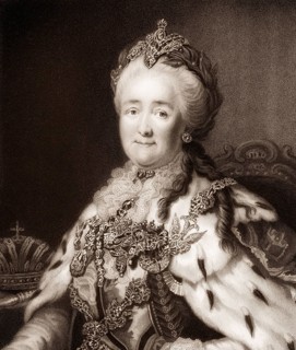 Catherine II or Catherine the Great, 1729 - 1796, Empress of Russia, Duchess of Holstein-Gottorp