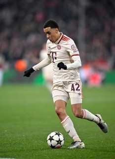 Kingsley Coman FC Bayern Munich FCB (11) Action on the ball, Champions League, Allianz Arena,