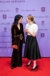 Annalena Bärbock (Bündnis 90/Die Grünen) and Karoline Herfurth (actress and director) at the