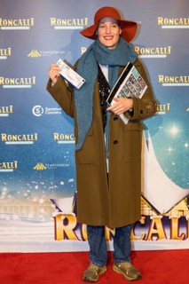 Vicky Krieps at the premiere of the 20th Original Roncalli Christmas Circus in Berlin's Tempodrom