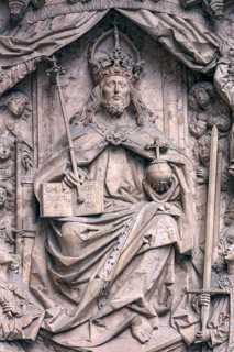 Detail of the epitaph named after Kunz Horn, one of the richest citizens of Nuremberg around 1500,