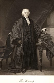 Oliver Ellsworth (1745-1807) lawyer and politician, co-author of the Declaration of Independence,