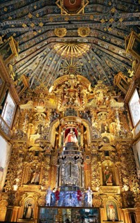Saint Peter the Apostle Church, interior view, Andahuaylillas, Cusco region, Quispicanchi province,