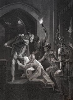Ermordung von Prinz Arthur I., 1187-1203, 4. Graf von Richmond und Herzog der Bretagne