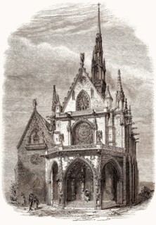 The Sainte-Chapelle of the Castle of Bourbon-Archambault, France