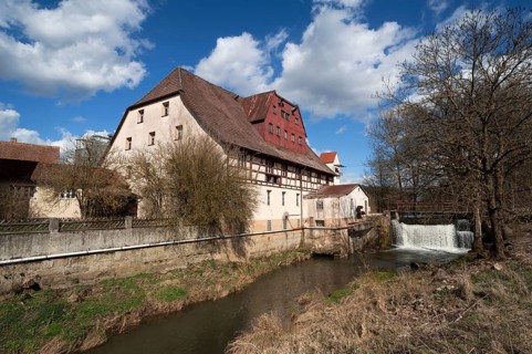Kunstmühle Habernhof an der Schwabach, Uttenreuth, Middle Franconia, Bavaria, Germany
