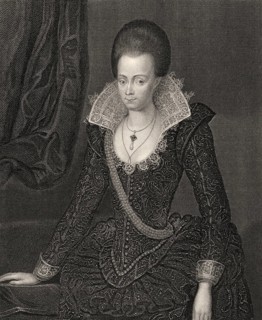 Lady Arbella Stuart or Arabella Stewart, 1575-1615, an English noblewoman, considered a possible