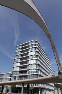 Office campus WPP Group, media and communications company, Düsseldorf Media Harbour, Düsseldorf,