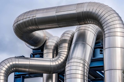 The UNIPER Datteln 4 coal-fired power plant, power plant block and cooling tower, cogeneration,