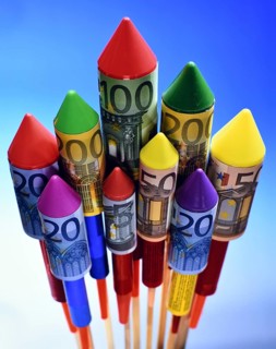 Fireworks, rockets, New Year's Eve, fireworks, explosion hazard Studio shot, Lower Saxony, Federal