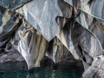 Marble Caves, Puerto Sanchez, lake Lago General Carrera, Chile
