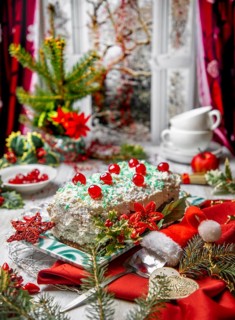 Cake, Christmas, Food Photography