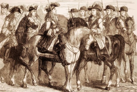 Surrender of Louis François de Boufflers, Duke of Boufflers, 1695, Siege of Namur Nine Years' War,