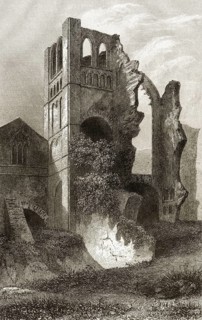 Castle Acre Priory, Castle Acre, Norfolk, England, 18. Jahrhundert