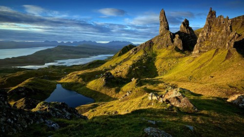 Old Man of Storr, Isle of Skye, Inner Hebrides, Scotland, Great Britain