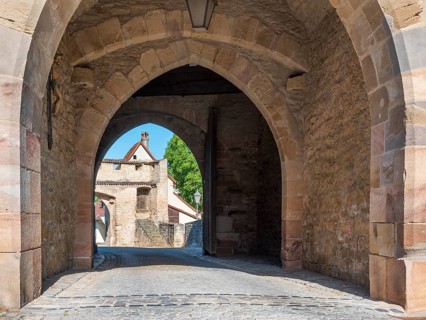 The Mainbernheimer Gate, Iphofen, Lower Franconia, Mainfranken, Bavaria, Germany