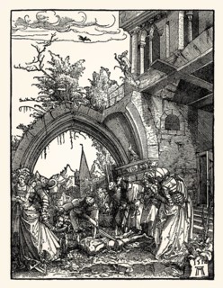 The Beheading of John the Baptist by Albrecht Altdorfer, 1512, facsimile of the 19th century