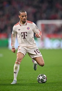Leroy Sané FC Bayern Munich FCB (10) Action on the ball Champions League, Allianz Arena, Munich,