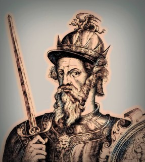 William I, ca. 1028, 1087, known as William the Conqueror, the first Norman King of England