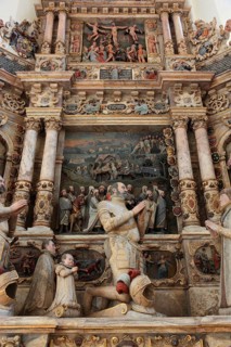 Church of St. Moriz, epitaph of Nikolaus Bergner, alabaster tomb counted among the most beautiful
