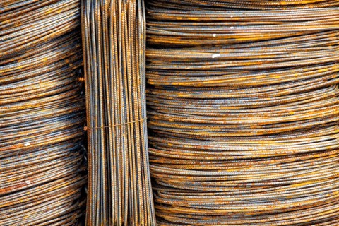 Roll of rusty wire