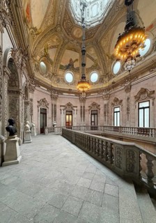 Palácio da Bolsa, neoclassical style stock exchange, UNESCO World Heritage Site, old town, Porto,