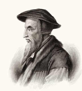 Johannes Calvin or Jean Cauvin, 1509, 1564, reformer and founder of Calvinism