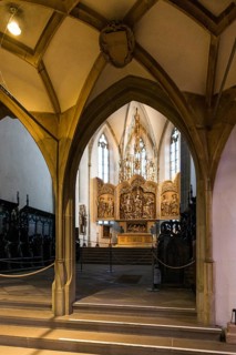 Interior view, St. Stephen's Cathedral, Breisach am Rhein, Kaiserstuhl, Breisgau,