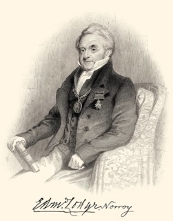 Edmund Lodge, 1756-1839, englischer Wappenoffizier, Schriftsteller zu heraldischen Themen