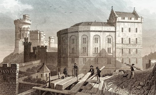 East End of the Bridewell and Jail Governor's House, Edinburgh, Scotland, 19th century, from Modern